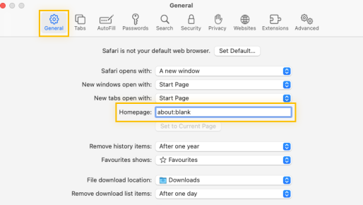 WAS BEDEUTET ABOUT BLANK IN CHROME FIREFOX ODER SAFARI visual data 4