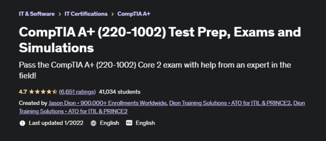 Certification CompTIA A+ : tout ce que vous devez savoir