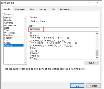 add prefix and suffix to a column in excel