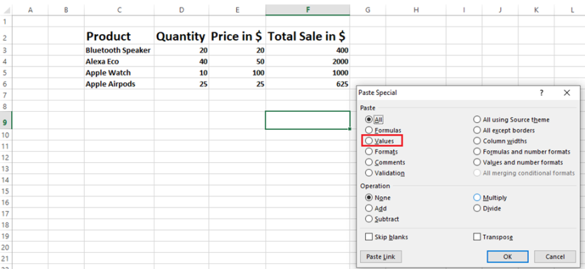 how-to-copy-values-and-not-formulas-in-excel-geekflare