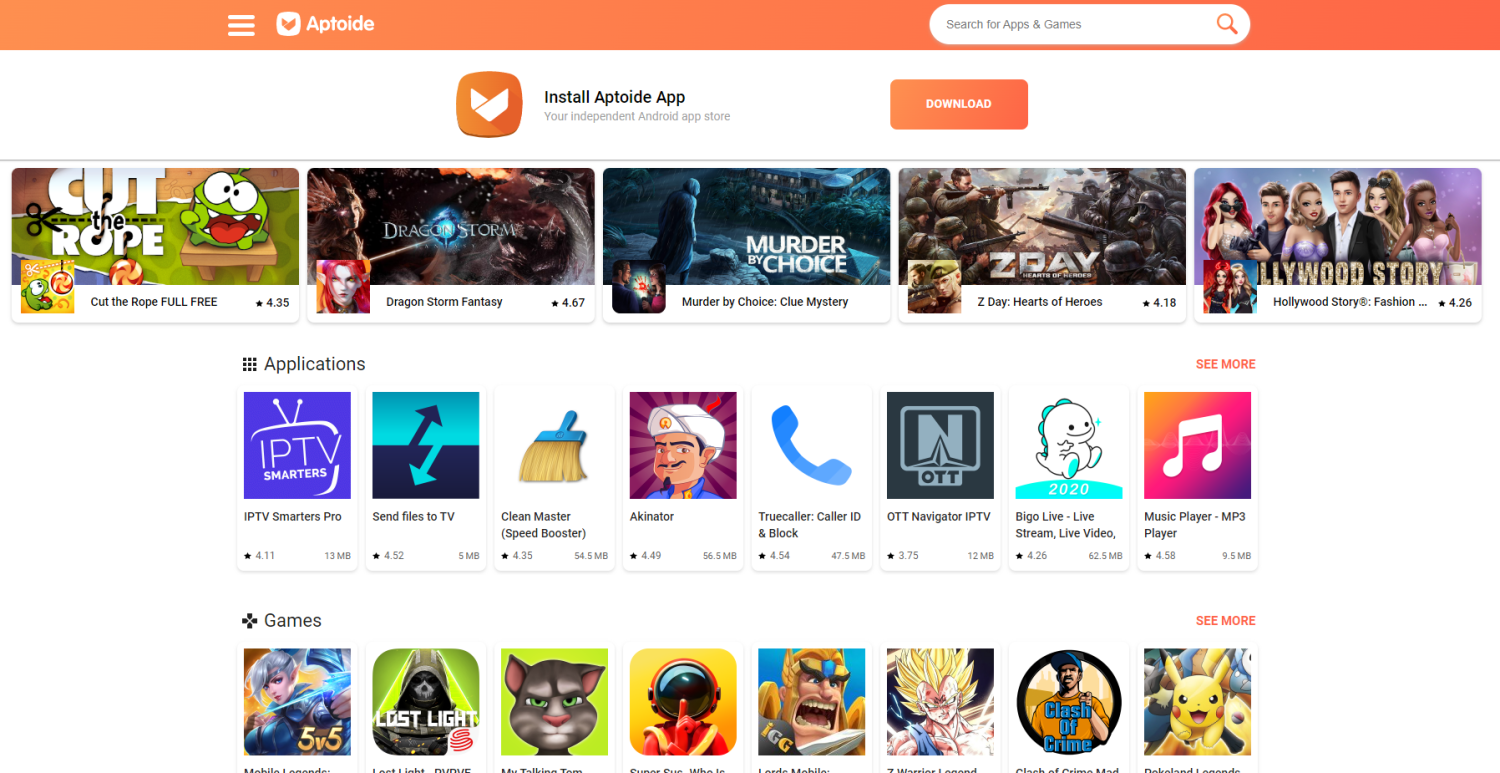 Aptoide - A app store alternativa para Android