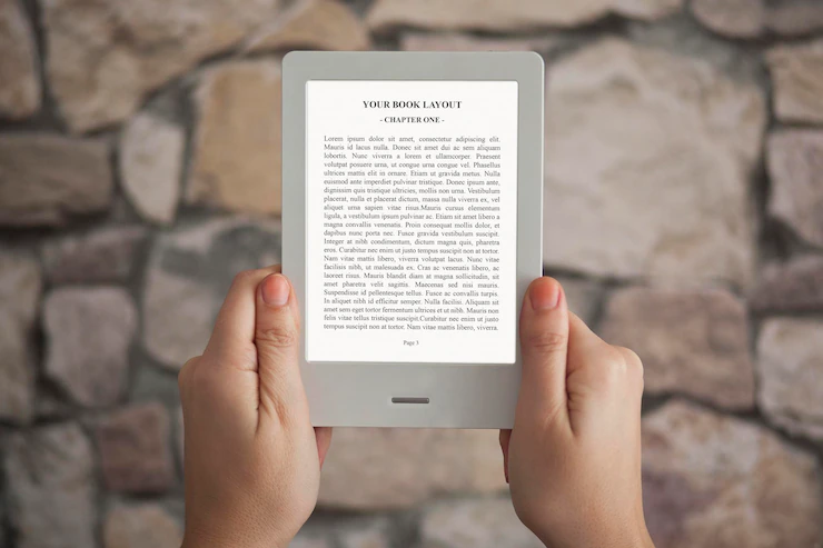 e-book-reader-maquette-stone-wall-background_750956-2