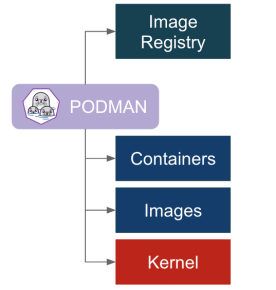 podman run vs cmd