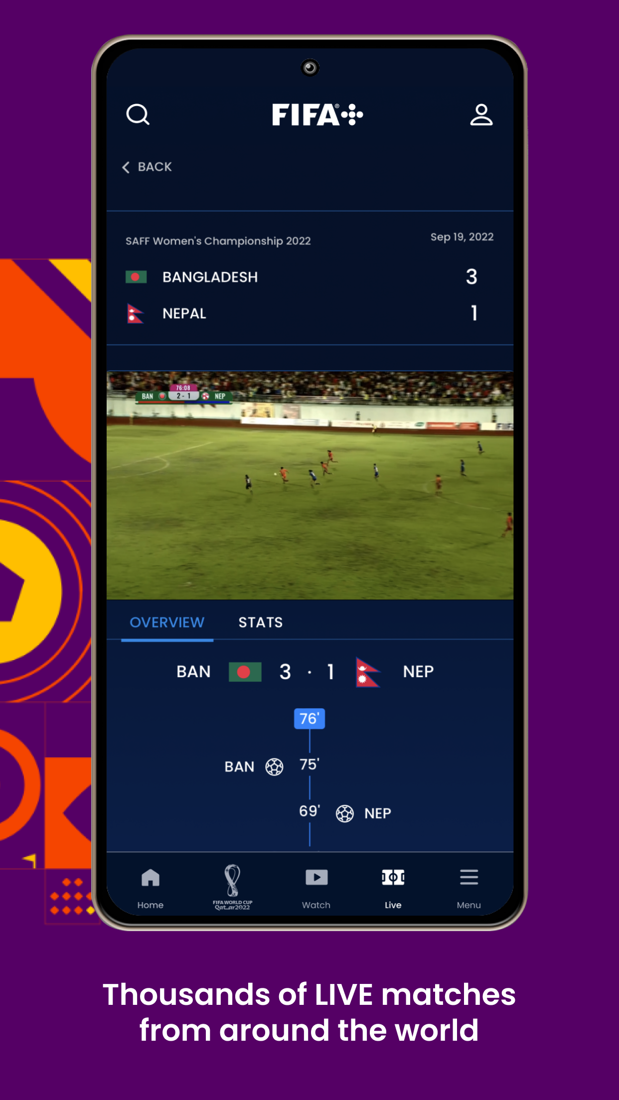 free world cup live streaming app