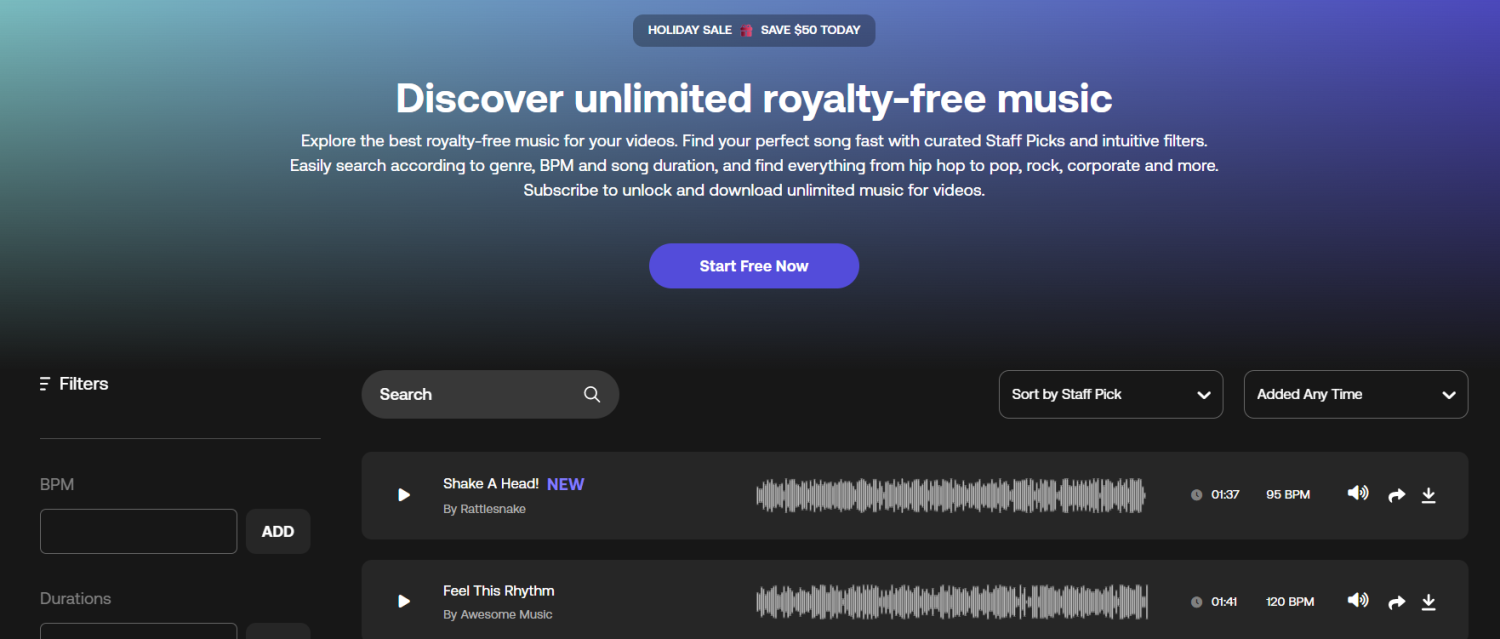 Top 4 Sites to Find Royalty-free  Background Music