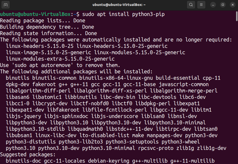 install python