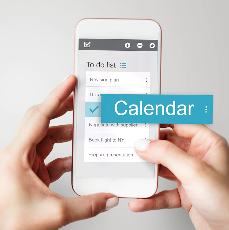 Comment fonctionne l'application calendrier ?
