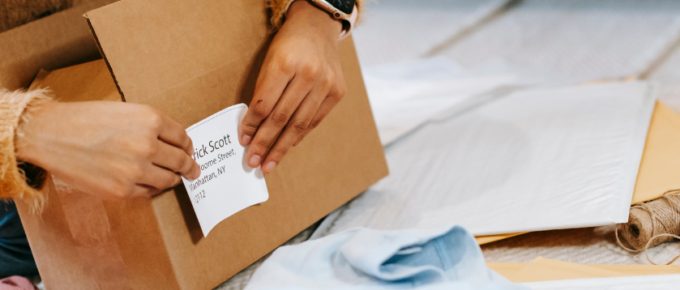 Shipping-label