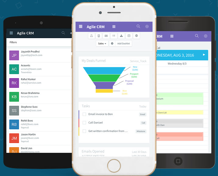 Agile CRM mobile CRM app