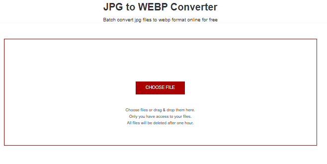 JPG To WebP Converter