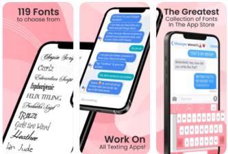 nama font iphone