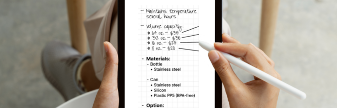 Mit dem Apple Pencil kompatible iPad Apps für Notizen
