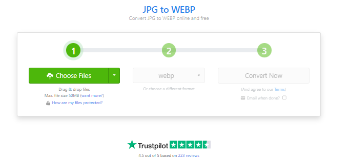 JPG To WebP Converter