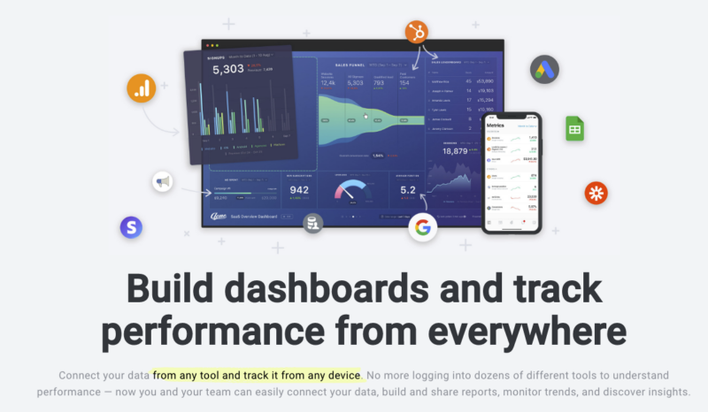 databox-Verkaufs-Dashboard