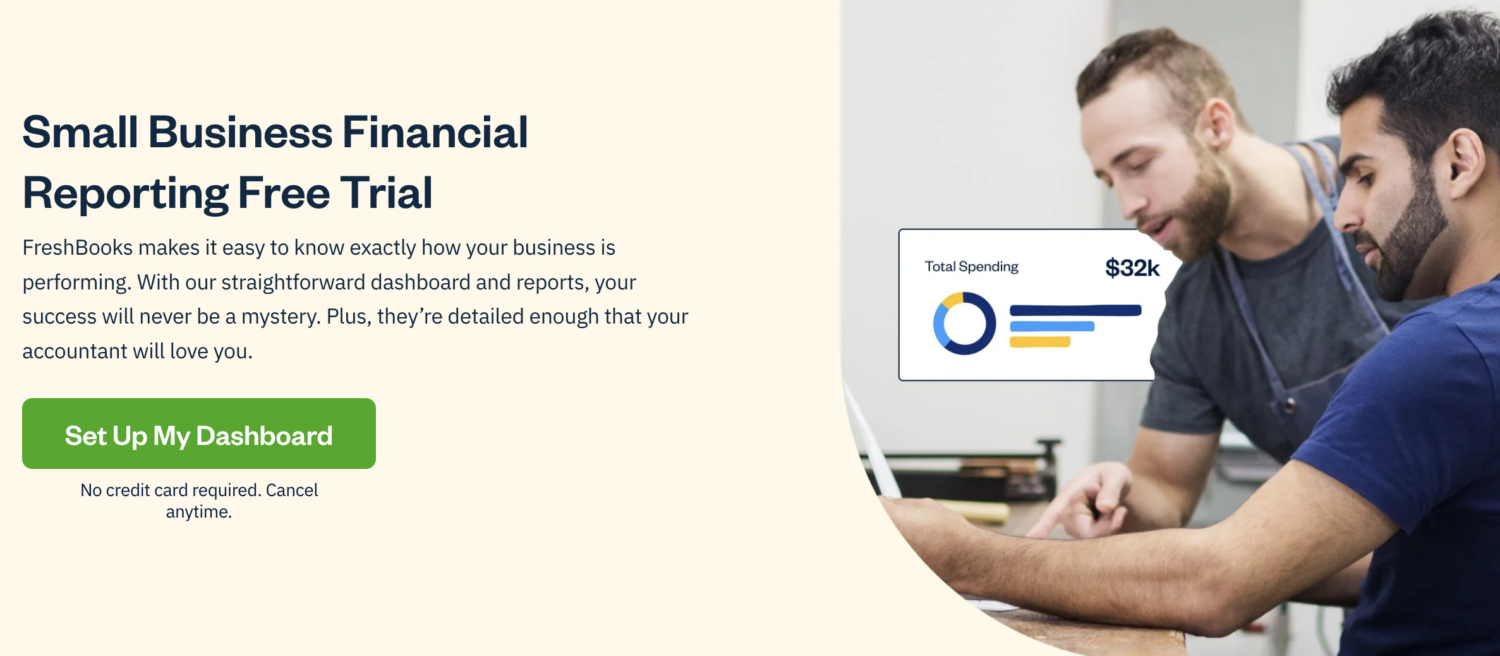 freshbooks-tableaux de bord-et-rapports