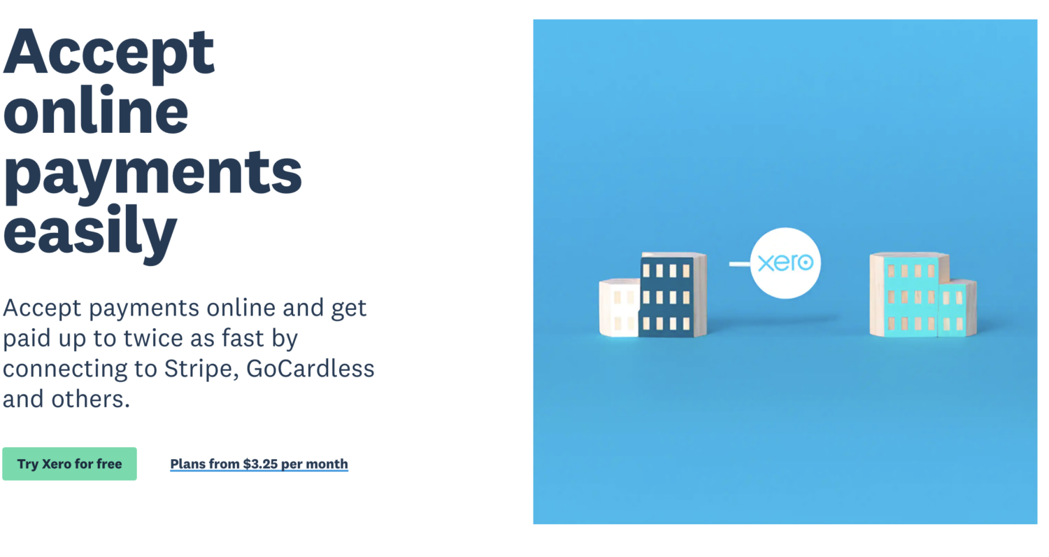 xero-fonctionnalité de paiement