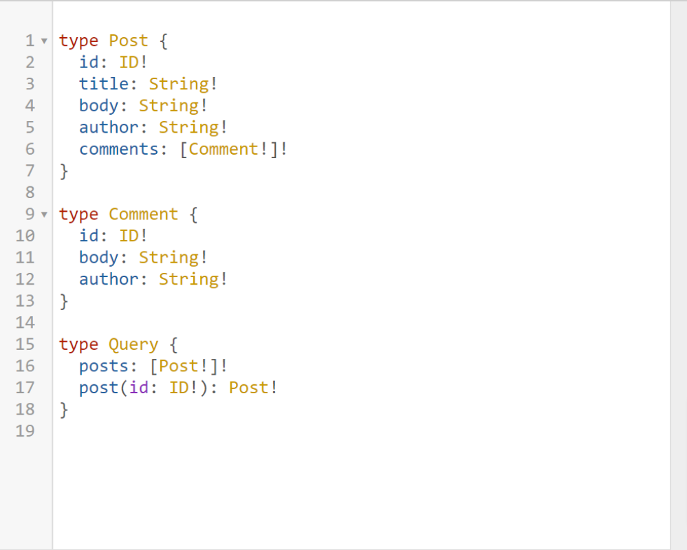 Codificación GrqphQL