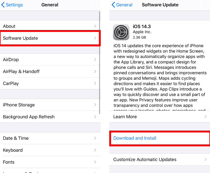 iOS-Software-Update