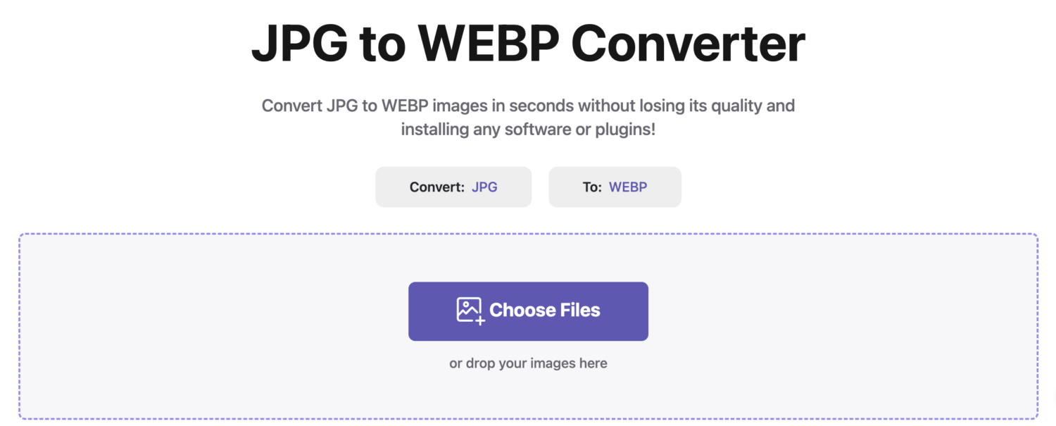 JPG To WebP Converter