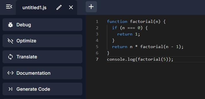 code généré par kodezi