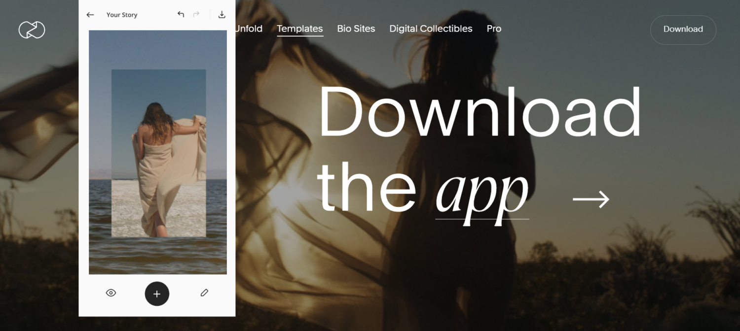 unfold-app-para-instagram-reels-edición