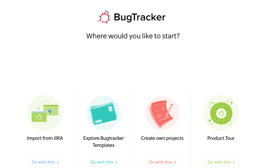 Zoho BugTracker Launch-your-account