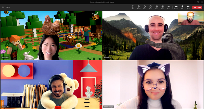 Microsoft-team-snapchat