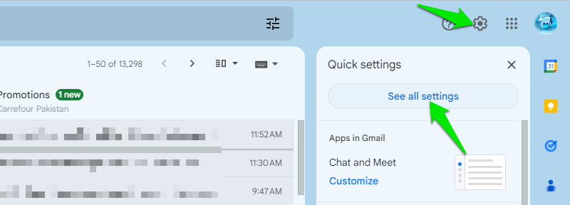 open-gmail-settings