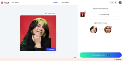 Fotor Face Swapping Tool