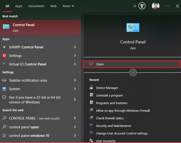 Launch-Control-Panel