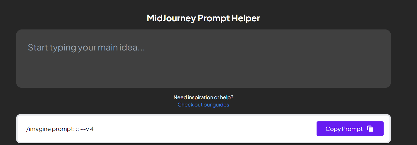 Midjourney-Prompt-Helper