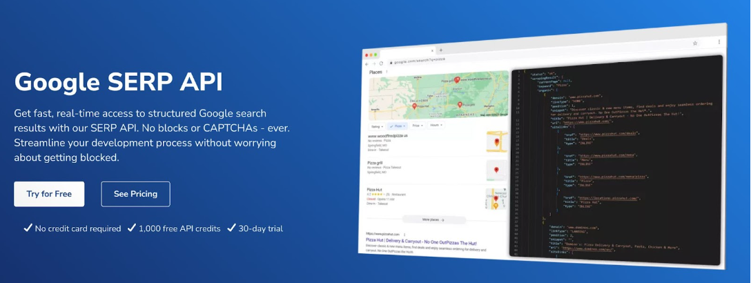 Google Organic Results API - SerpApi