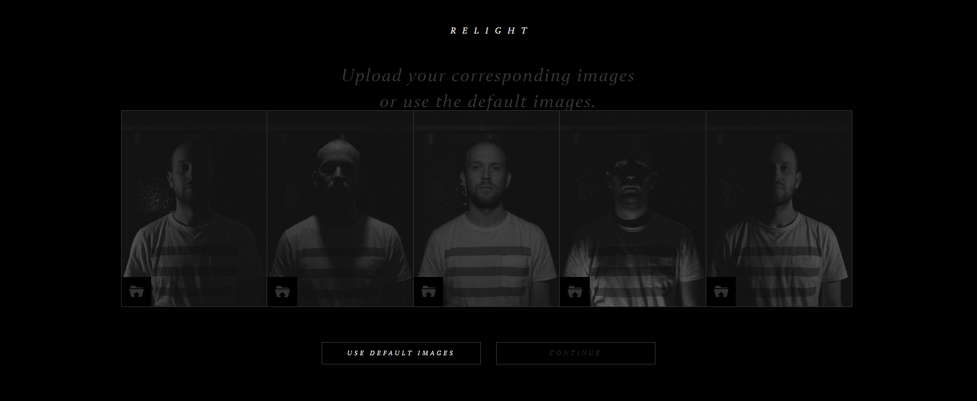 Relight photo tool 