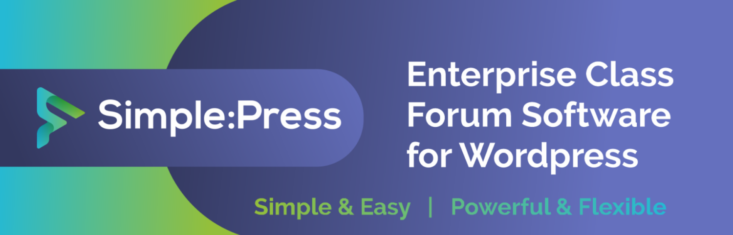 Simple Press WordPress Forum Plugin