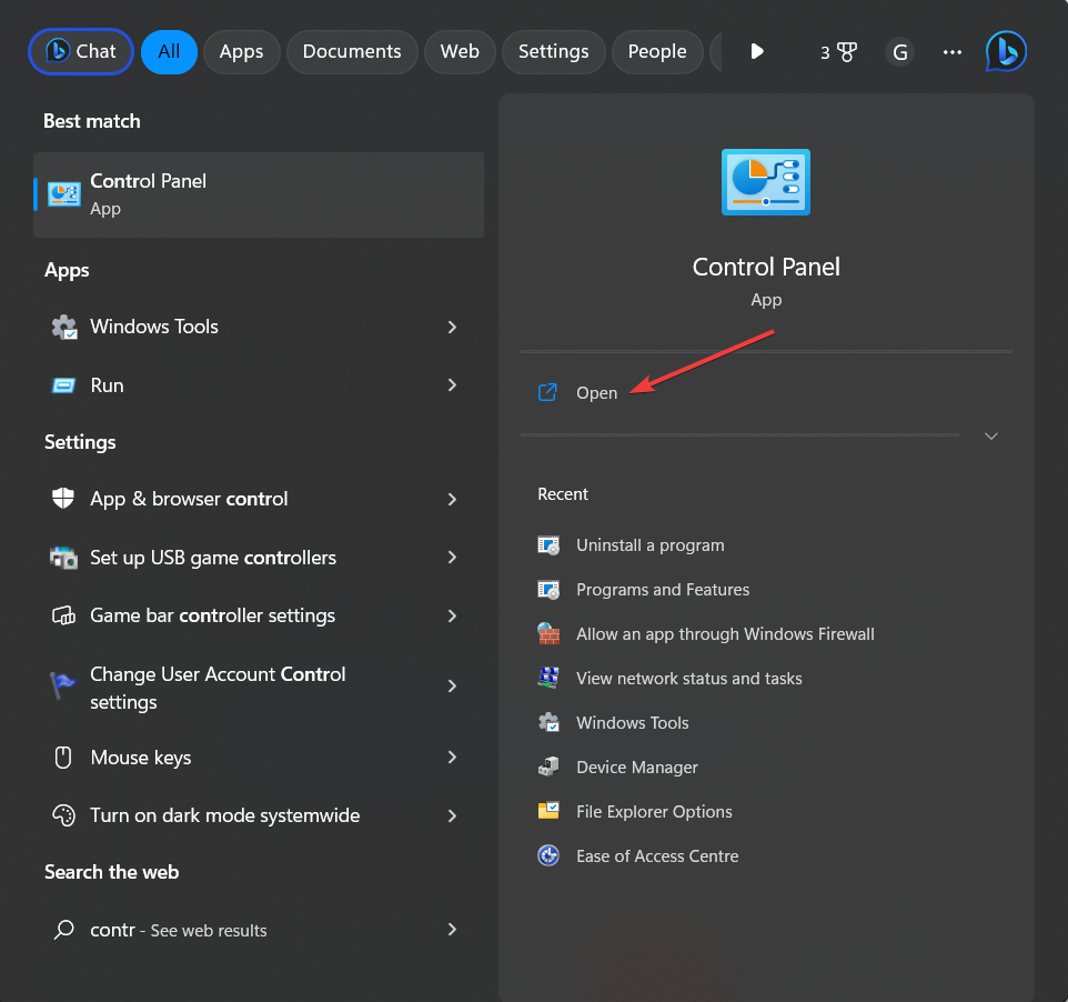 Type-in-Control-Panel-and-click-Open