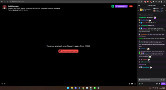 [Fixed] “Twitch Network Error Code 2000”: A Complete Guide
