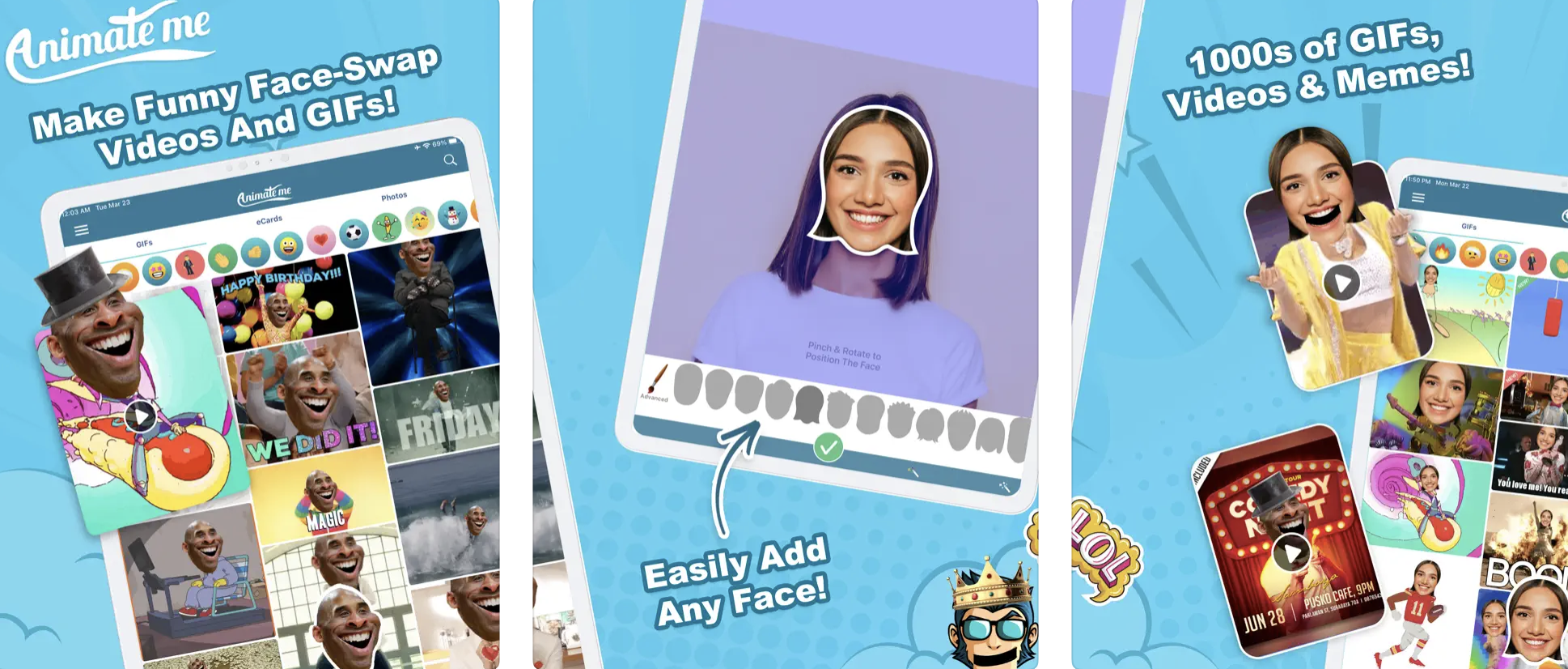 Animate Me: Funny GIFs Maker for iPhone - Free App Download