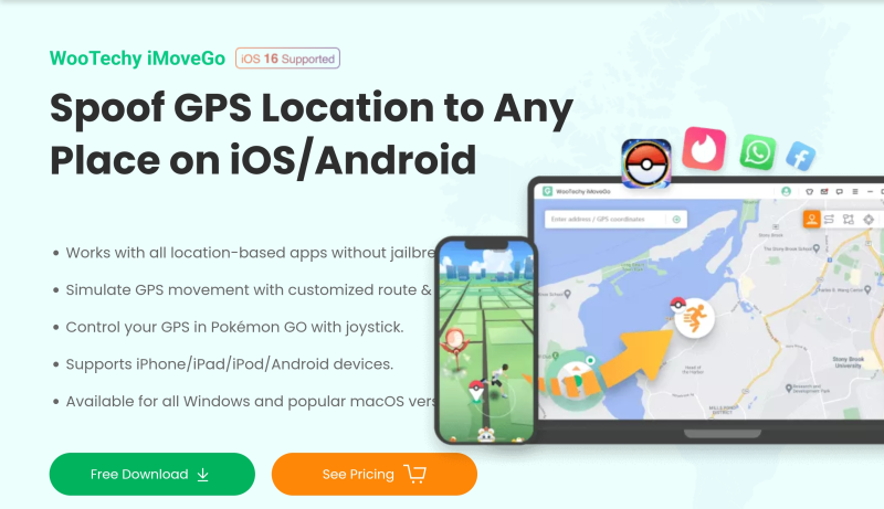 Fake GPS Pokemon Go iOS Download & Android 2023