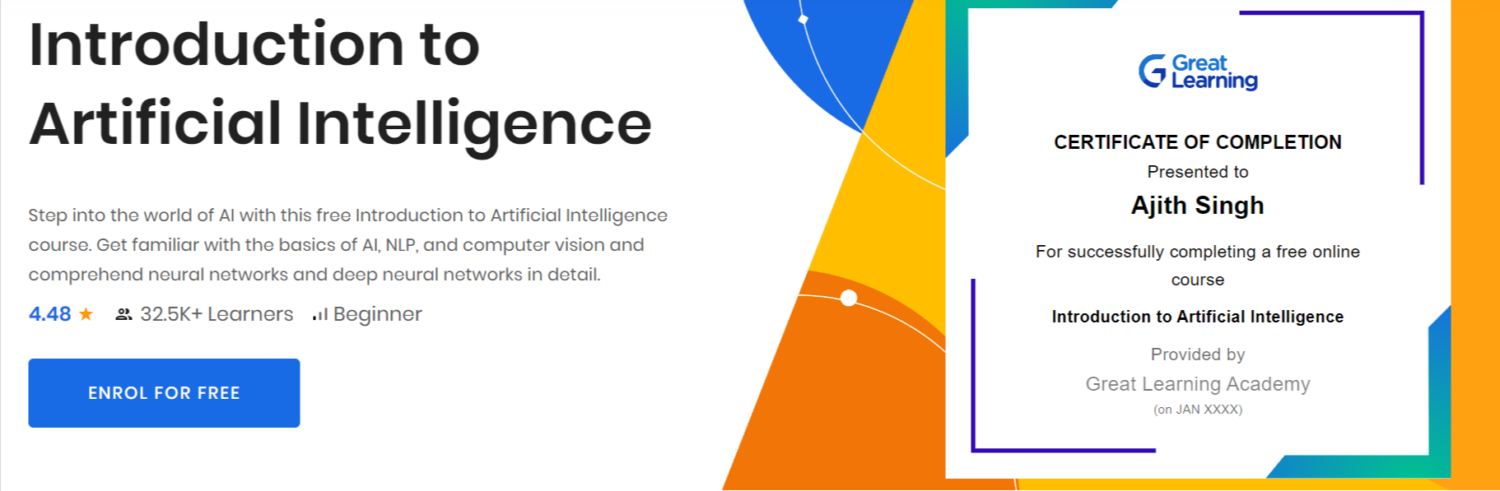 Artificial-Intelligence-Free-Course-With-Free-Certificate