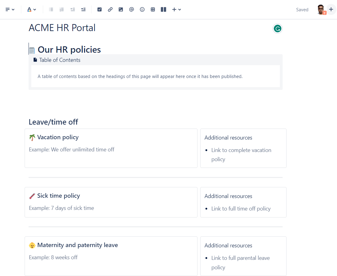 Confluence vs Notion HR knowledgebase on Confluence