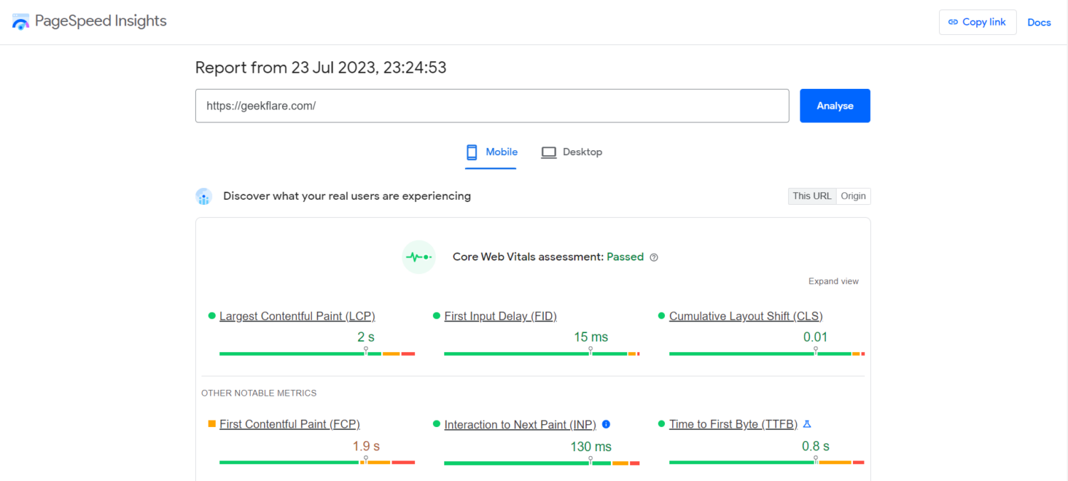 PageSpeed-Insights