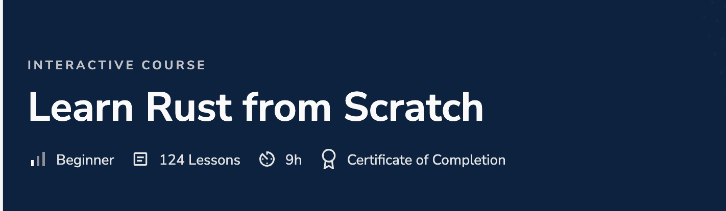 10 Best Free Rust Courses for 2023: Write Memory-Safe Code — Class