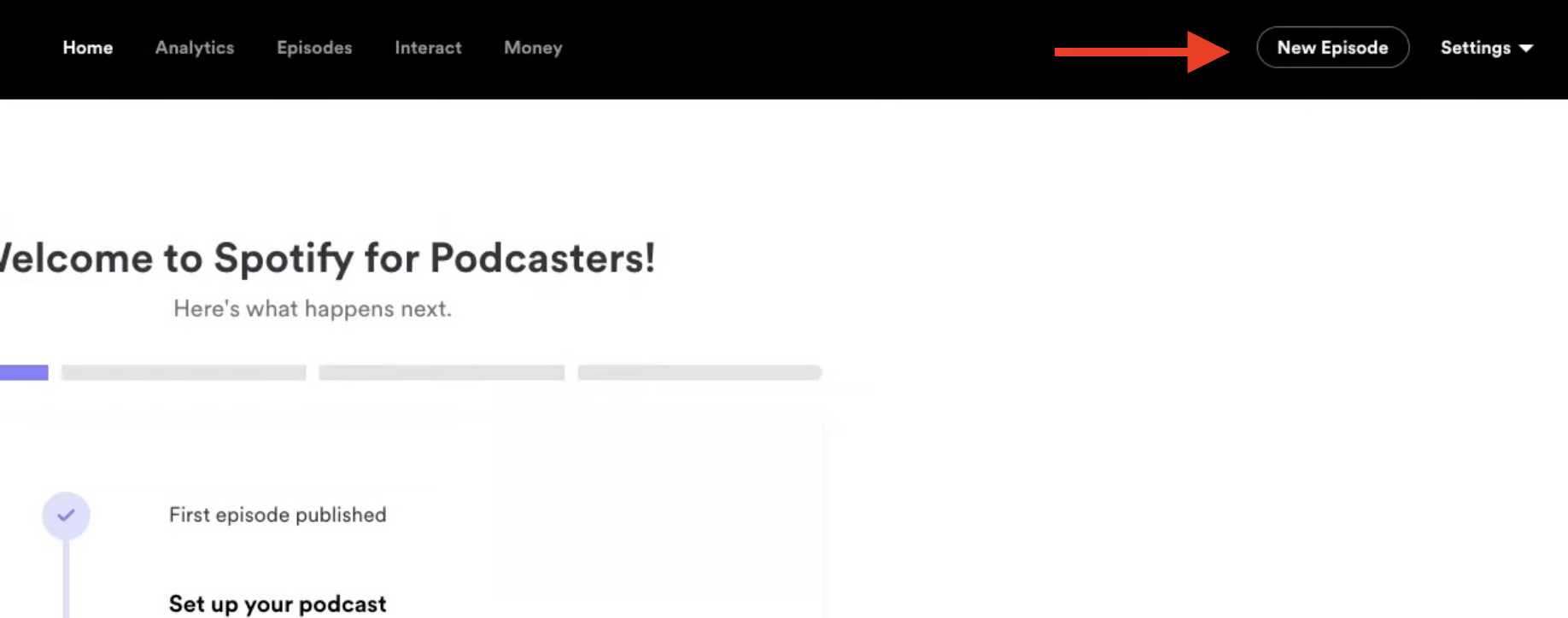 spotify for podcasters new episode
