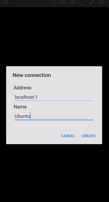 A new connection is shown on an iphone.