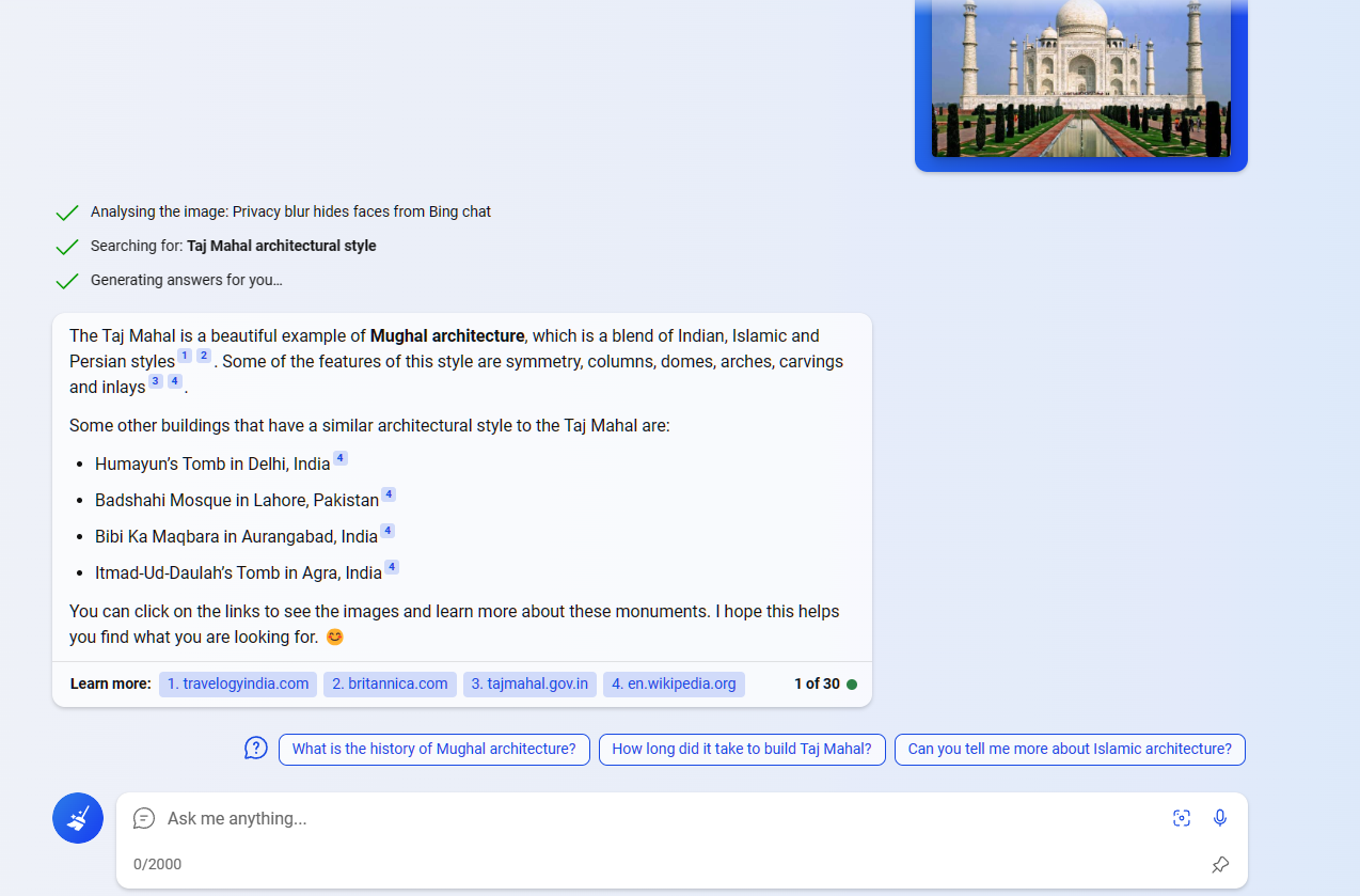 Bing-Chat-Visual-Search-Result-for taj mahal