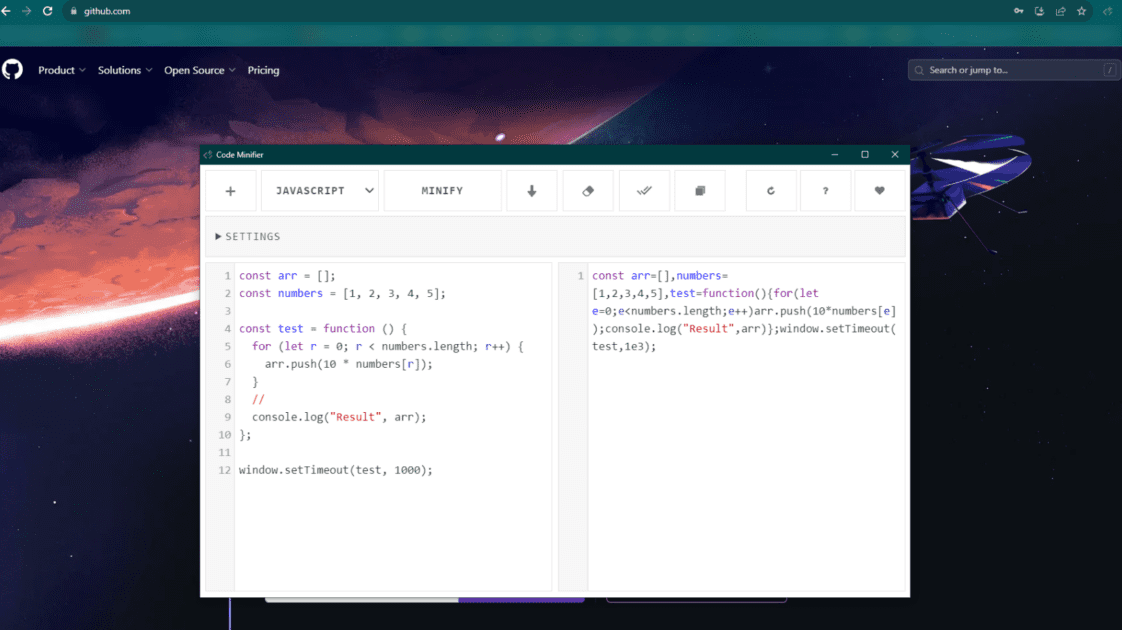 Code-Minifier