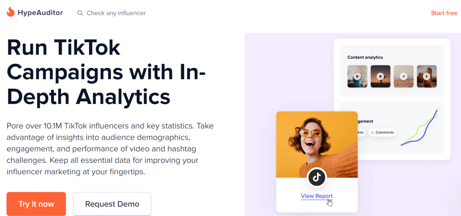 Run tiktok campaigns with in-depth analytics.