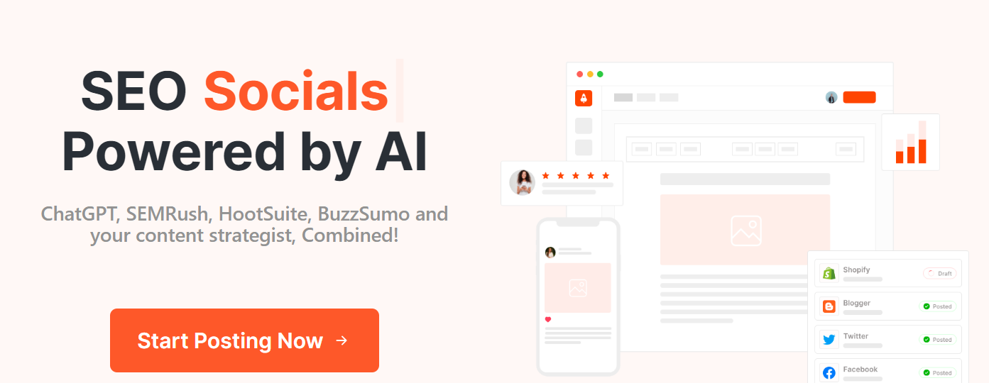 Seo socials enhanced by chatgpt AI plugin.