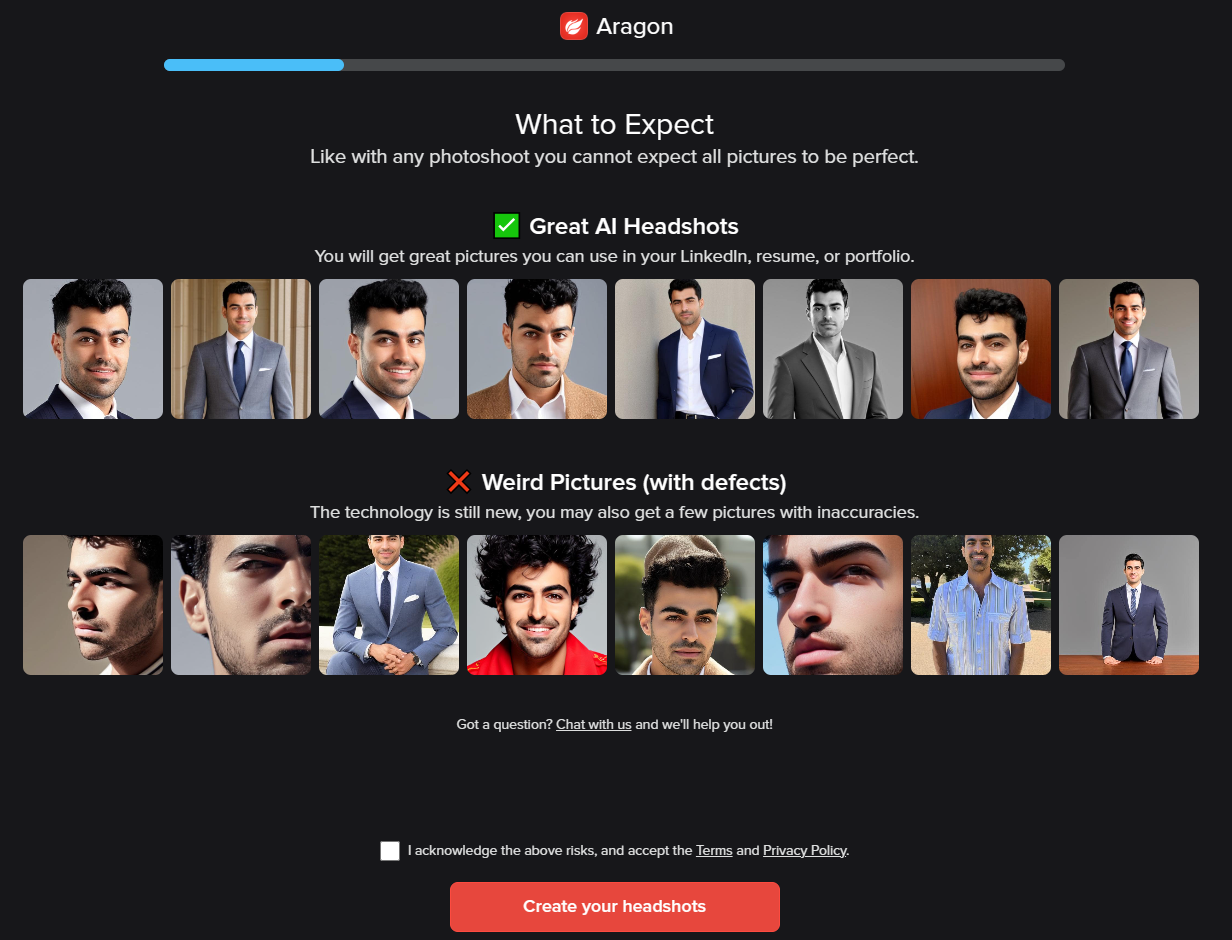 Una captura de pantalla de un sitio web que muestra varias fotos de hombres.