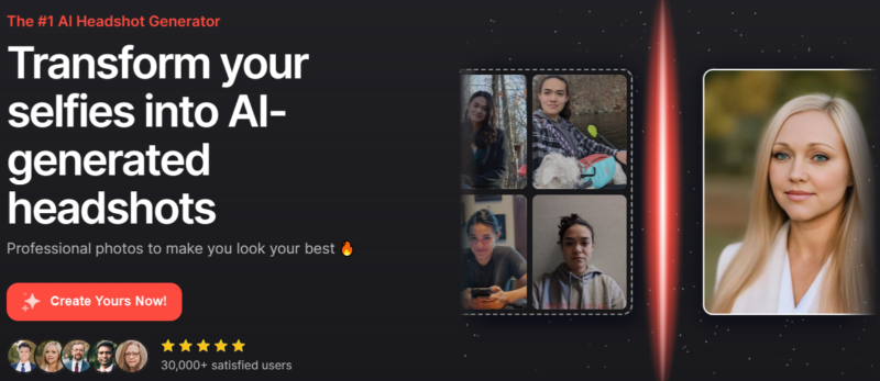 Transforma tu selfies en ai-generaciónated disparos a la cabeza.